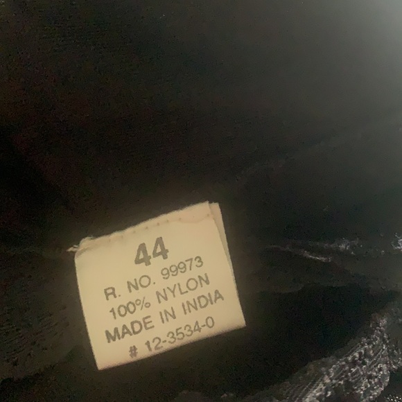 Vintage Women’s Black Slip Size 44 Plus Size I381 - Picture 8 of 9